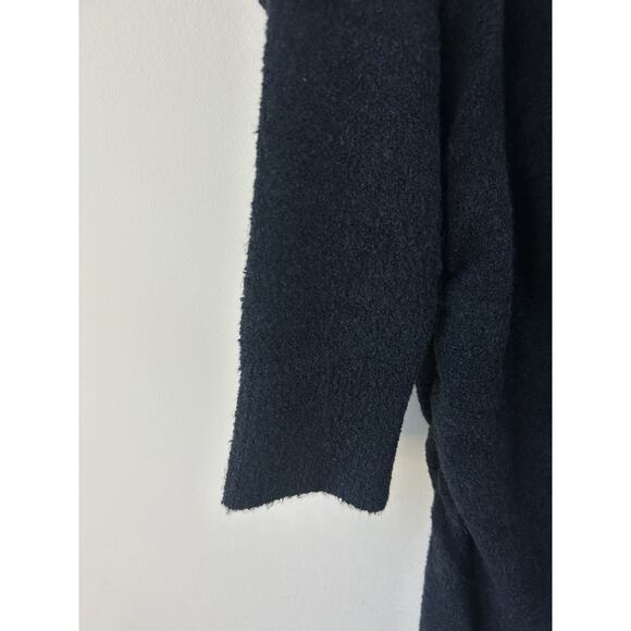 Abercrombie & Fitch Boucle Off The Shoulder Black Maxi Dress Sweater XLP Petite - Picture 5 of 11